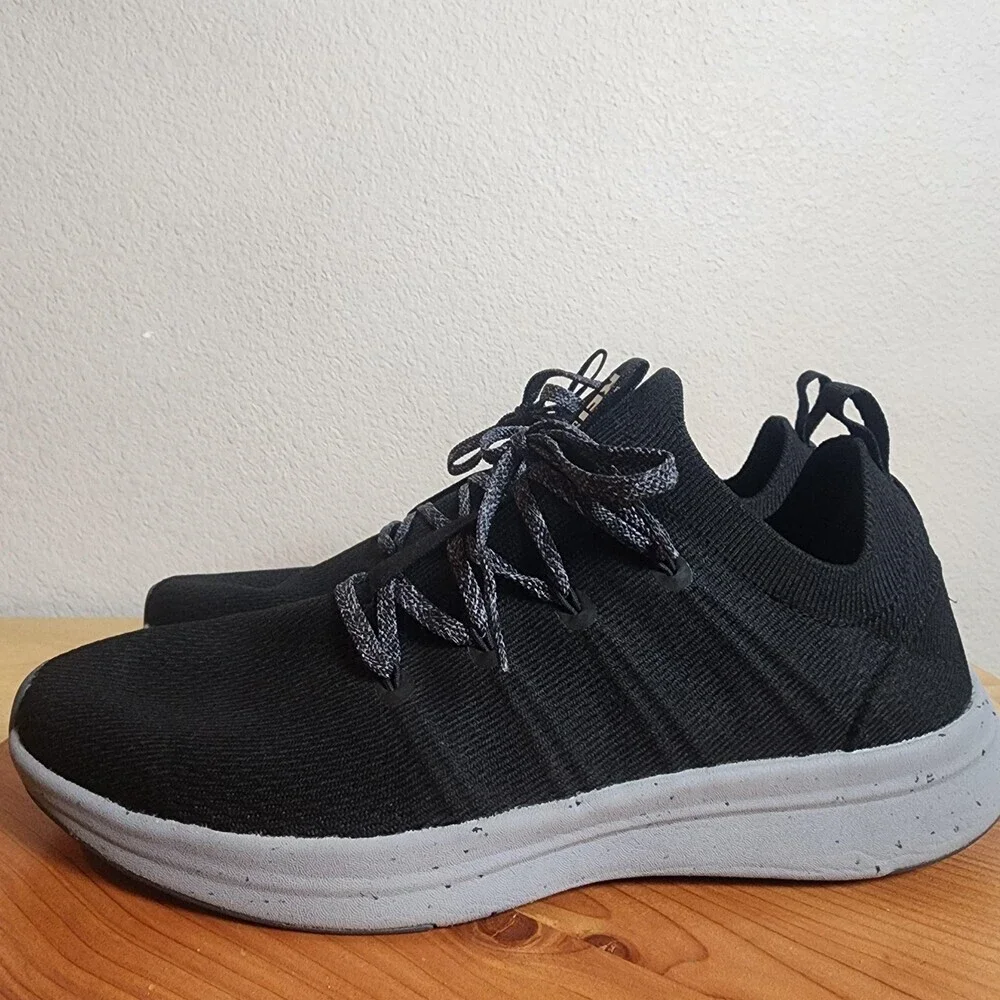 REI Co-op Knit Shoes Mens Size 12 Black TrailBed Walking Sneakers 002849